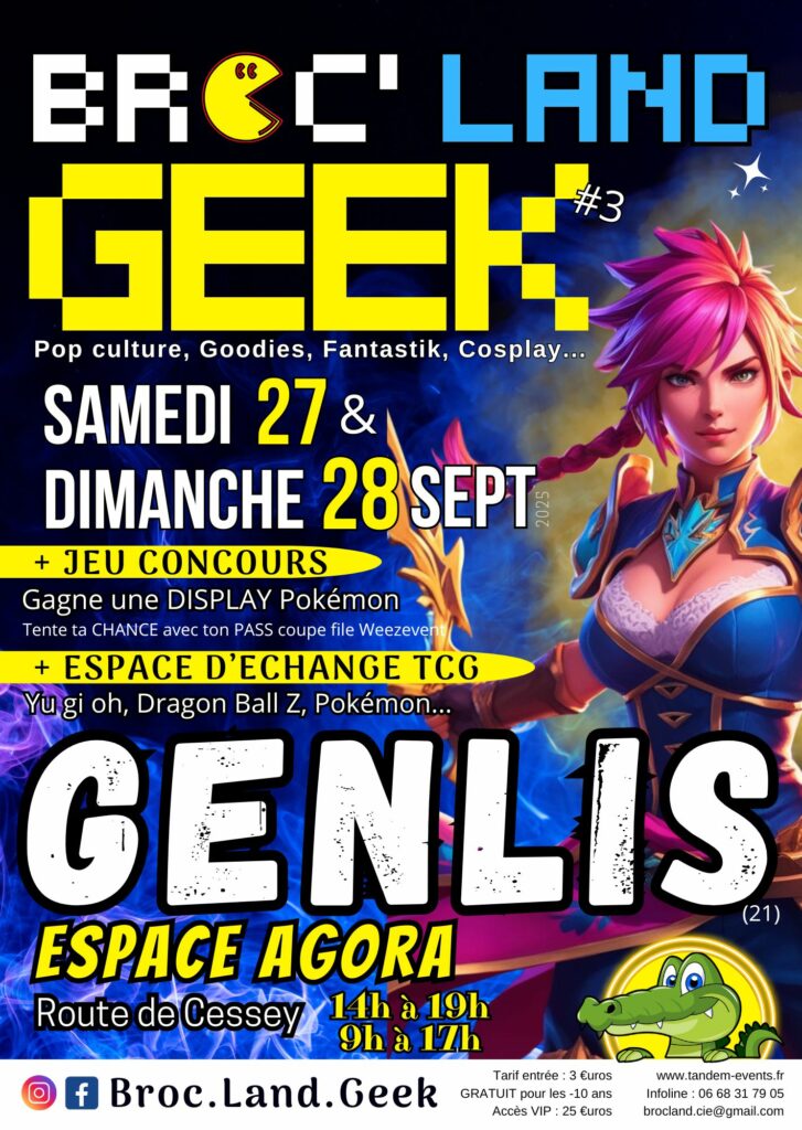 Affiche Broc Land Geek Genlis